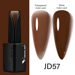 15ml VENALISA Super Nail Gel Polish Color Gel Nail Lacquer Soak off UV LED Gel Pure Black White Color Gel Silk Matte Top Coat