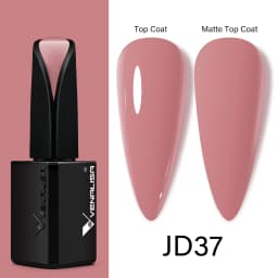 15ml VENALISA Super Nail Gel Polish Color Gel Nail Lacquer Soak off UV LED Gel Pure Black White Color Gel Silk Matte Top Coat