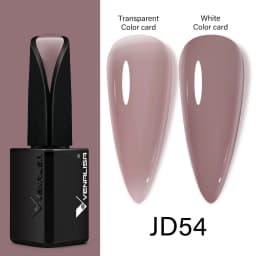 15ml VENALISA Super Nail Gel Polish Color Gel Nail Lacquer Soak off UV LED Gel Pure Black White Color Gel Silk Matte Top Coat
