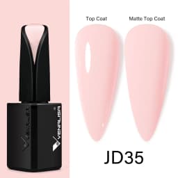 15ml VENALISA Super Nail Gel Polish Color Gel Nail Lacquer Soak off UV LED Gel Pure Black White Color Gel Silk Matte Top Coat