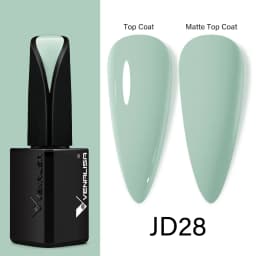 15ml VENALISA Super Nail Gel Polish Color Gel Nail Lacquer Soak off UV LED Gel Pure Black White Color Gel Silk Matte Top Coat