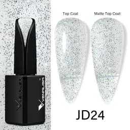 15ml VENALISA Super Nail Gel Polish Color Gel Nail Lacquer Soak off UV LED Gel Pure Black White Color Gel Silk Matte Top Coat