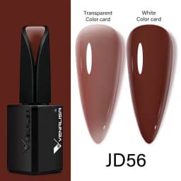 15ml VENALISA Super Nail Gel Polish Color Gel Nail Lacquer Soak off UV LED Gel Pure Black White Color Gel Silk Matte Top Coat