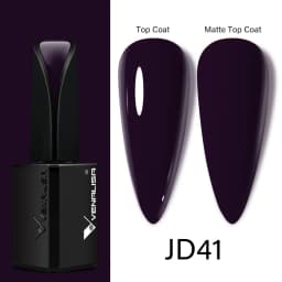 15ml VENALISA Super Nail Gel Polish Color Gel Nail Lacquer Soak off UV LED Gel Pure Black White Color Gel Silk Matte Top Coat