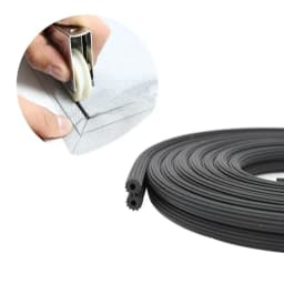 2-4M Silicone Rubber window Sealing Strip Screen door mesh cloth glue tape Fixed accessories Wind Anti-mosquito Seal Hardware