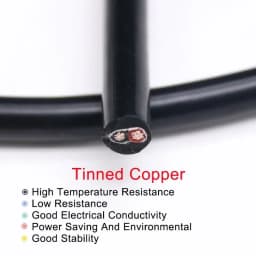 1/5/10M Sq 0.3 0.5 0.75 1 1.5 2 2.5 4 6mm Ultra Silicone Rubber Cable 2 3 4Cores Insulated Flexible Copper High Temperature Wire