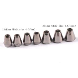 50pcs Silver/Golden Plastic Bell Stopper Without Lid Cord Lock Ends Toggle Clip Rope for Sportswear Backpack Bags DIY Kits