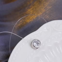 Luxury AAA Zircon Necklace For Women Invisible Chain Clavicle Transparent Fishline Choker Pendant On Line Neck High Quality