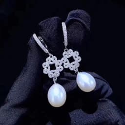 Handmade Earrings Jewelry Material Classic Zircon Earring Hooks Accessories For Women DIY Dangle Earrings Jewelry