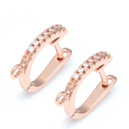 Handmade Earrings Jewelry Material Classic Zircon Earring Hooks Accessories For Women DIY Dangle Earrings Jewelry
