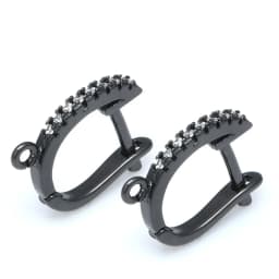 Handmade Earrings Jewelry Material Classic Zircon Earring Hooks Accessories For Women DIY Dangle Earrings Jewelry