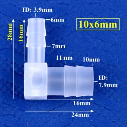 5~200pcs 14~3.2mm PP Reducing Elbow Connectors Aquarium Tank Air Pump Aerator Hose Pagoda Joint Garden Irrigation Pipe Fittings