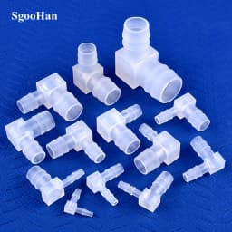 5~200pcs 14~3.2mm PP Reducing Elbow Connectors Aquarium Tank Air Pump Aerator Hose Pagoda Joint Garden Irrigation Pipe Fittings