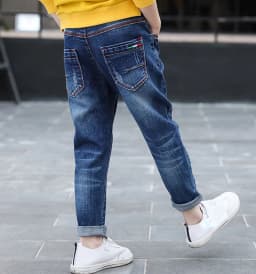 IENENS Kids Boys Clothes Jeans Pants Children Wears Denim Clothing Infant Baby Trousers Bottoms 4 5 6 7 8 9 10 11 Years