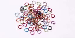 300pcs/lot 6 8 10 mm Metal Jump Rings Open Jump Rings Colorful Split Rings Connectors For Diy Jewelry Finding Making Supplies