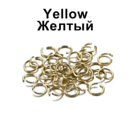 300pcs/lot 6 8 10 mm Metal Jump Rings Open Jump Rings Colorful Split Rings Connectors For Diy Jewelry Finding Making Supplies