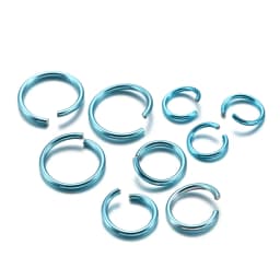 300pcs/lot 6 8 10 mm Metal Jump Rings Open Jump Rings Colorful Split Rings Connectors For Diy Jewelry Finding Making Supplies