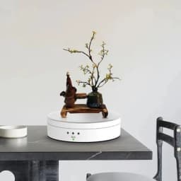 High Power Electric Rotating Mirror Jewelry Display Stand Base Jewelry Organizer Turntable Jewellery Packaging Display Jewelry