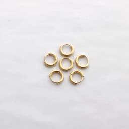 6pcs/lot Stainless Steel Simple Metal Circle Small Hoop Earrings For Women Girls Piercing Jewelry Geometric Round Helix Ear