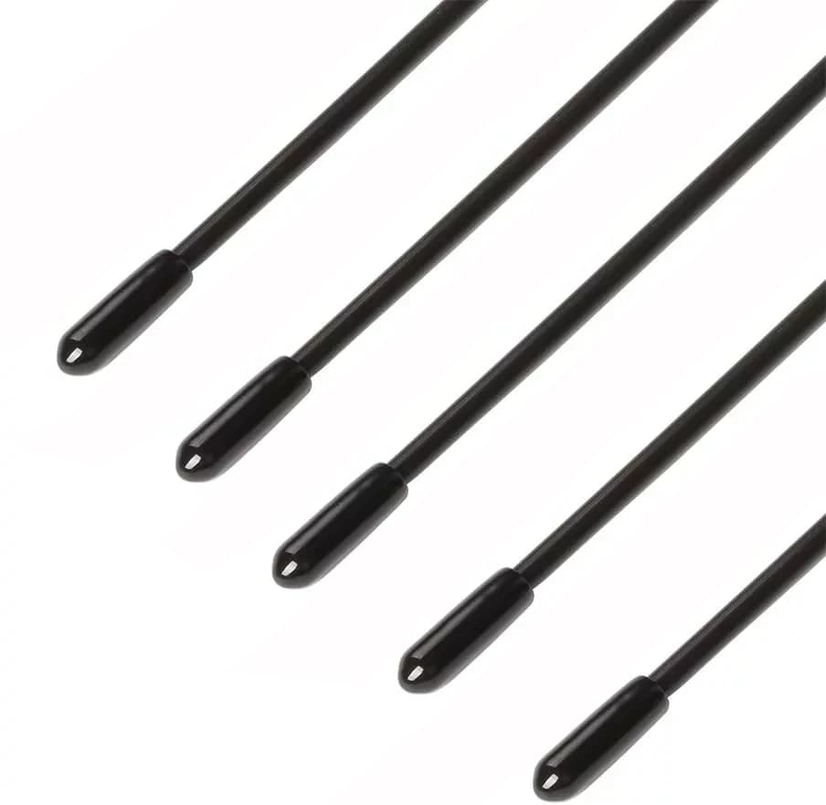 5PCS 15cm Plastic Protection Antenna Tube With Caps For Futaba FrSky Jumper RadioMast Receiver RC Drone Racing Boat Parts
