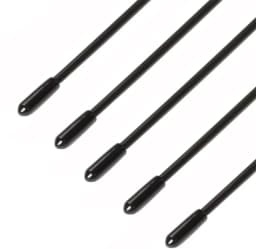 5PCS 15cm Plastic Protection Antenna Tube With Caps For Futaba FrSky Jumper RadioMast Receiver RC Drone Racing Boat Parts