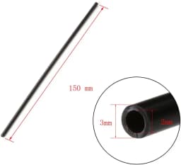 5PCS 15cm Plastic Protection Antenna Tube With Caps For Futaba FrSky Jumper RadioMast Receiver RC Drone Racing Boat Parts