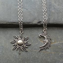 Big Crescent Moon Necklace for Women, Pagan Witch Style Amulet, Wiccan Pendant, Lunar Witchcraft, Magic Jewelry Gift, 2024, Moon