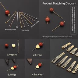 50-100pcs/Lot 15-70MM Stainless Steel Flat Ball Eye Head Pins Gold Silver Plated For DIY Jewelry Findings Making Accessories