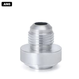 Top Quality Aluminum AN4 6 8 10 12 AN Straight Male Weld Fitting Adapter Weld Bung Nitrous Hose Fitting Silver