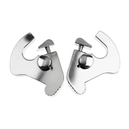 Motorcycle Backrest Detachable Rotary Sissy Bar Luggage Racks Docking Latch Clips Kit For Harley Sportster XL Softail Touring