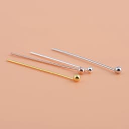10 Pieces 925 Sterling Silver Ball Pointer Handmade DIY Making Materials Jewelry Accessories