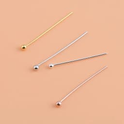 10 Pieces 925 Sterling Silver Ball Pointer Handmade DIY Making Materials Jewelry Accessories