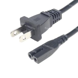 18AWG Universal Wall Cable US NEMA-1-15P to IEC320 C7 AC Power Cord Compatible with Vizio E-M-Series HDTV,Sharp,Smart LED TV
