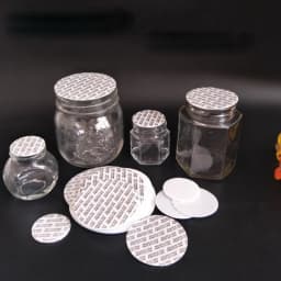 1000Pcs/lot Self-adhesive Foam Press Seal Cap Liners Cosmetic Jar Bottle Pot Foam Safety Tamper Food Gasket Seals Pad 20mm-101mm