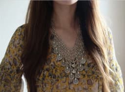 Bohemian Women Gypsy Pakistan Gold Silver Color Coin Tassel Necklace Classic Vintage Turkish Indian Ethnic Afghan Dress Jewelry