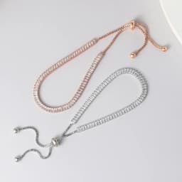 ZHOUYANG Tennis Bracelets For Women Sparking Zircon Jewerlly Rose Gold Color Handmade Friends Gift Cute Jewelry Wholesale H017