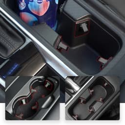 3pcs/6pcs Car On-Board Water Cup Holder Insert Cup Stabilizer For Bmw Kia Audi Ford Toyota Rav4 Tesla Car Interior Accessories