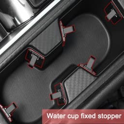 3pcs/6pcs Car On-Board Water Cup Holder Insert Cup Stabilizer For Bmw Kia Audi Ford Toyota Rav4 Tesla Car Interior Accessories