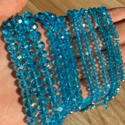 AB Clear Austria Faceted Crystal Rondelle Glass Bead Loose Spacer Beads For Jewelry Making DIY Bracelet Necklace 3/4/6/8/10/12mm