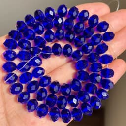 AB Clear Austria Faceted Crystal Rondelle Glass Bead Loose Spacer Beads For Jewelry Making DIY Bracelet Necklace 3/4/6/8/10/12mm