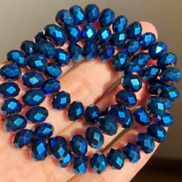 AB Clear Austria Faceted Crystal Rondelle Glass Bead Loose Spacer Beads For Jewelry Making DIY Bracelet Necklace 3/4/6/8/10/12mm