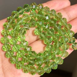 AB Clear Austria Faceted Crystal Rondelle Glass Bead Loose Spacer Beads For Jewelry Making DIY Bracelet Necklace 3/4/6/8/10/12mm
