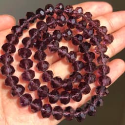 AB Clear Austria Faceted Crystal Rondelle Glass Bead Loose Spacer Beads For Jewelry Making DIY Bracelet Necklace 3/4/6/8/10/12mm