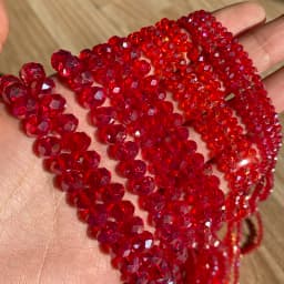 AB Clear Austria Faceted Crystal Rondelle Glass Bead Loose Spacer Beads For Jewelry Making DIY Bracelet Necklace 3/4/6/8/10/12mm