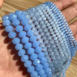 AB Clear Austria Faceted Crystal Rondelle Glass Bead Loose Spacer Beads For Jewelry Making DIY Bracelet Necklace 3/4/6/8/10/12mm