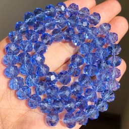 AB Clear Austria Faceted Crystal Rondelle Glass Bead Loose Spacer Beads For Jewelry Making DIY Bracelet Necklace 3/4/6/8/10/12mm