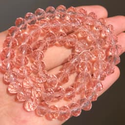 AB Clear Austria Faceted Crystal Rondelle Glass Bead Loose Spacer Beads For Jewelry Making DIY Bracelet Necklace 3/4/6/8/10/12mm