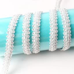 12Mm Centipede Lace Ribbon Woven Braid Lace Sewing Clothing Accessories Accessories Curve Lace Diy Craft Wedding Decoration 5M