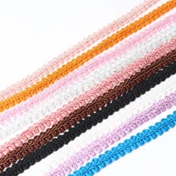 12Mm Centipede Lace Ribbon Woven Braid Lace Sewing Clothing Accessories Accessories Curve Lace Diy Craft Wedding Decoration 5M