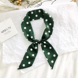 2025 New Style Fashion Ribbon Narrow Silk Scarf Women Small Long Decorative Hair Band Printed Silk Skinny Scarf Neckerchief
